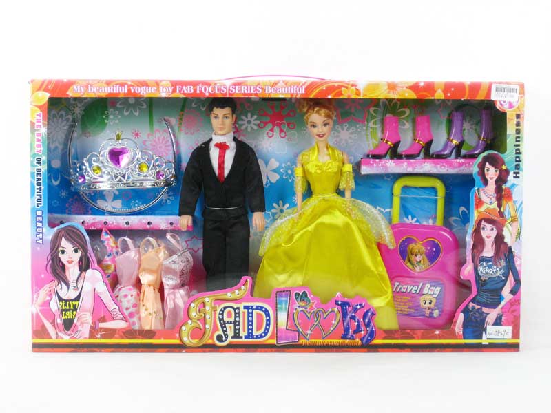 11.5"Doll Set(2in1) toys