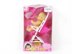 Doll & Baby Go-Cart W/M toys