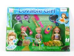 3.5"Doll Set(3in1)
