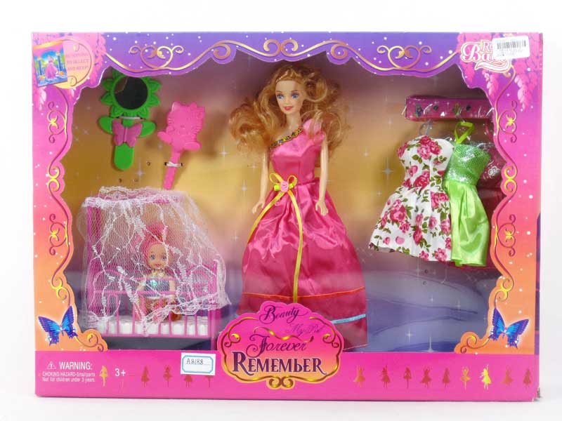 Doll Set(2in1) toys