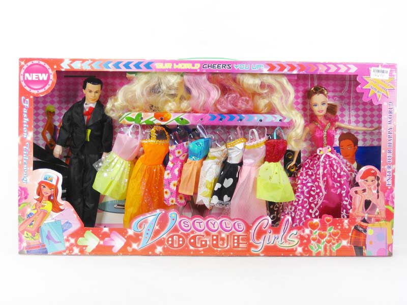 11"Doll Set(2in1) toys