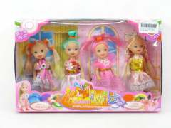 3"Doll Set(4in1)