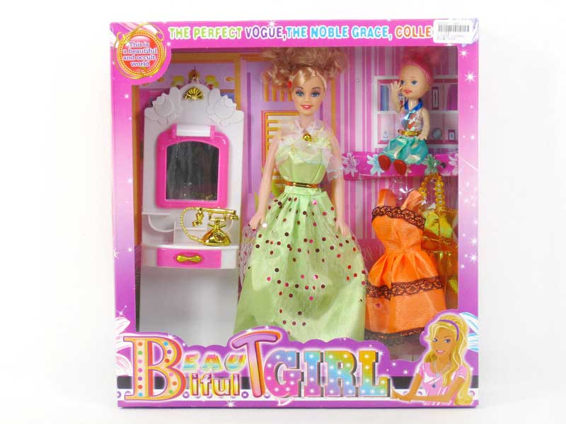 Doll Set(2in1) toys