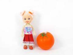 Doll & Latex Tomato toys