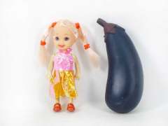 Doll & Latex Eggplant