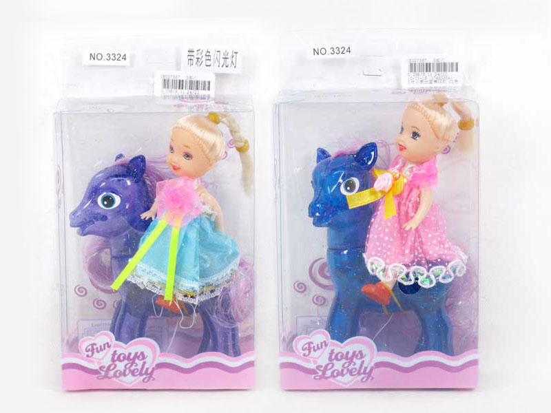 3"Doll Set W/L(2S) toys