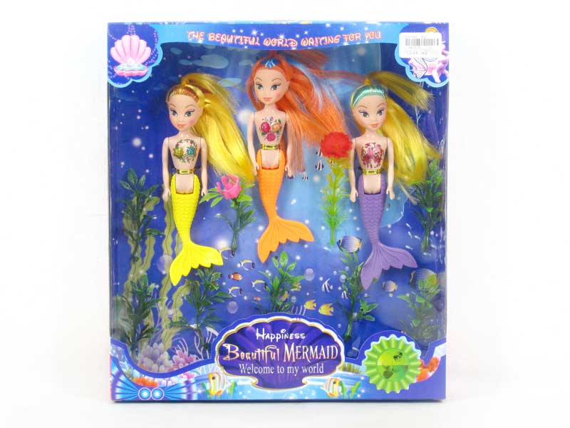 7"Doll Set(3in1) toys