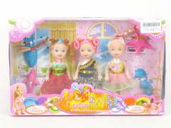 3.5"Doll Set(3in1)