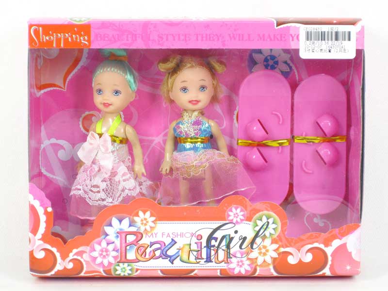 3"Doll Set(2in1) toys