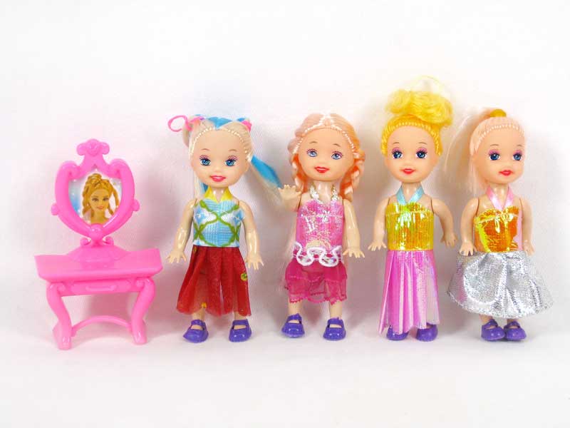 3.5"Doll Set(4in1) toys