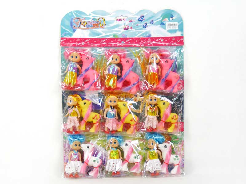 3.5"Doll Set(9in1) toys