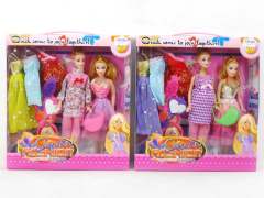 11"Doll Set(2in1) toys