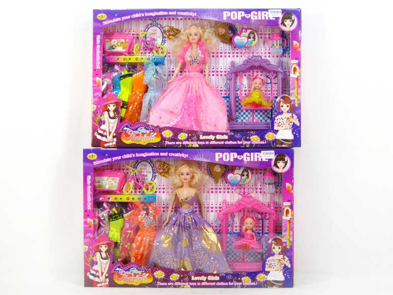 11"Doll Set(2S) toys