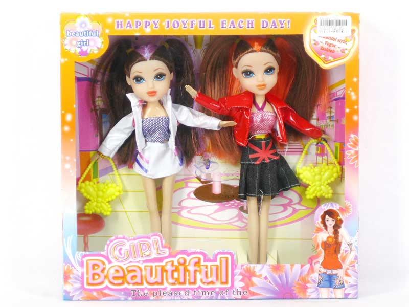 9"Doll Set(2in1) toys