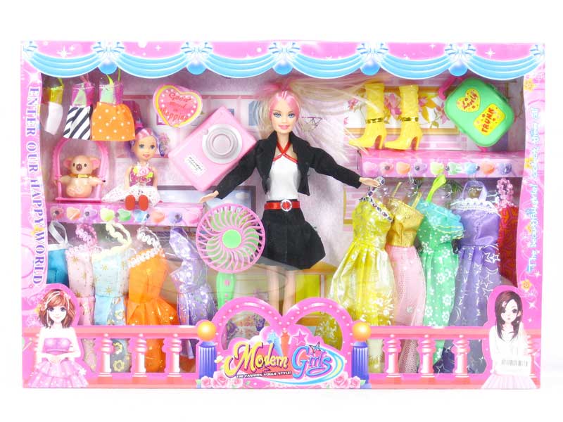 11.5" Solid Doll Set toys