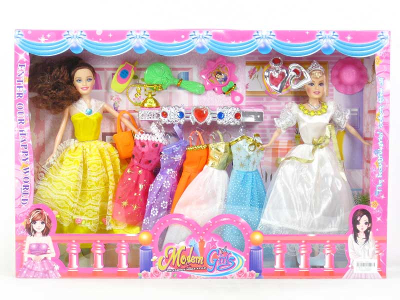 11.5" Solid Doll Set toys