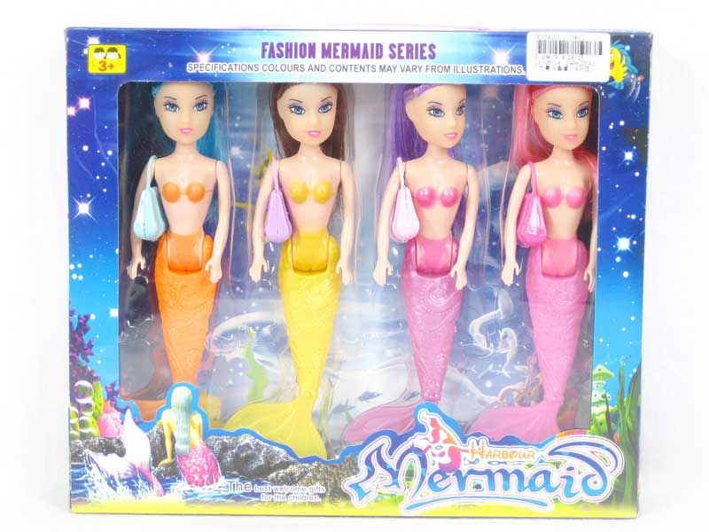 7"Mermaid Set(4in1) toys