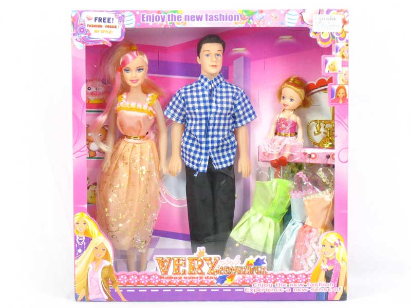 Doll Set(3in1) toys