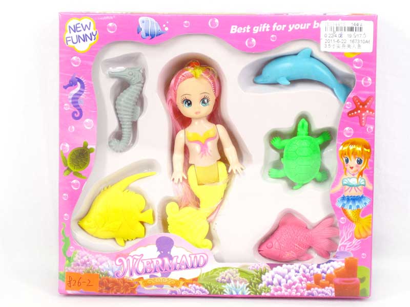 3.5"Mermaid Set toys