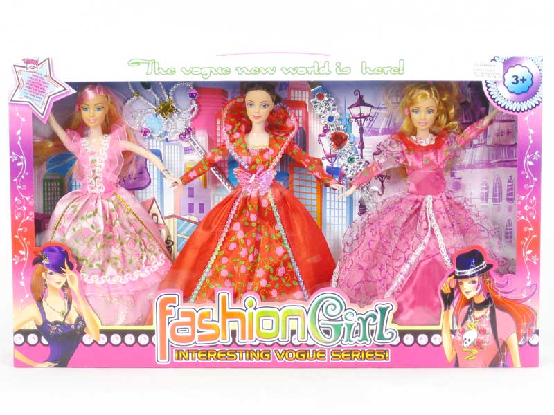 11.5"Doll Set(3in1) toys