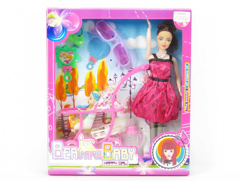 11.5" Doll Set(4S) toys