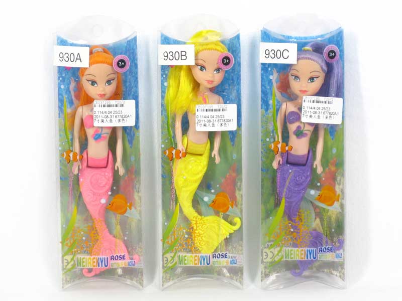 7"Mermaid toys