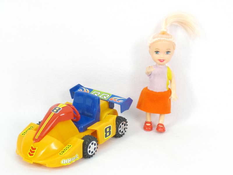 3"Doll & Pull Line Car(3C) toys