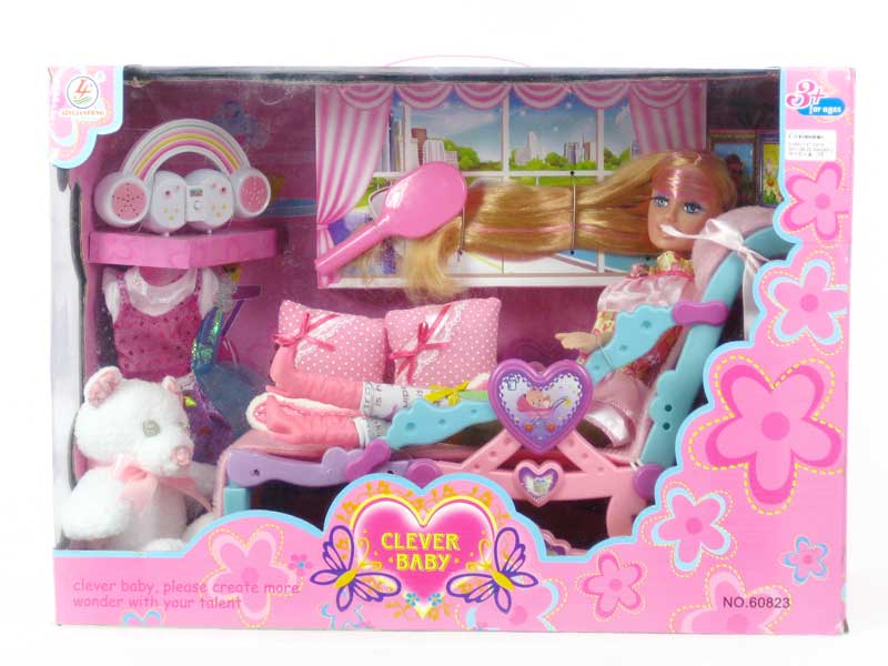18"Doll Set(3C) toys