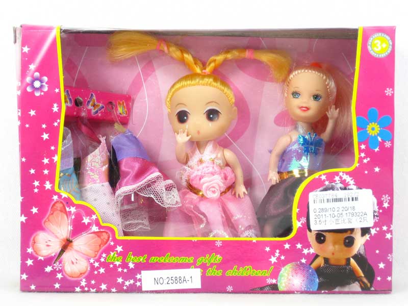 3.5"Doll Set(2in1) toys