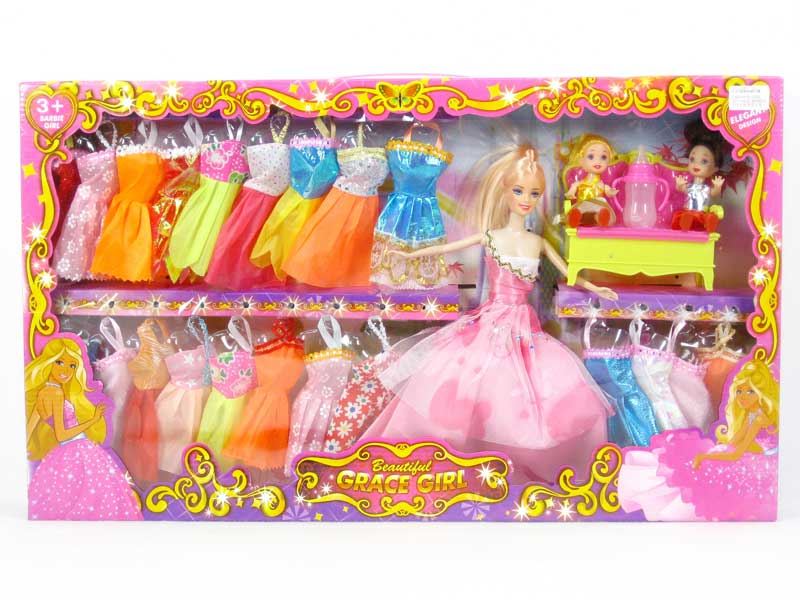 Doll Set(3in1) toys