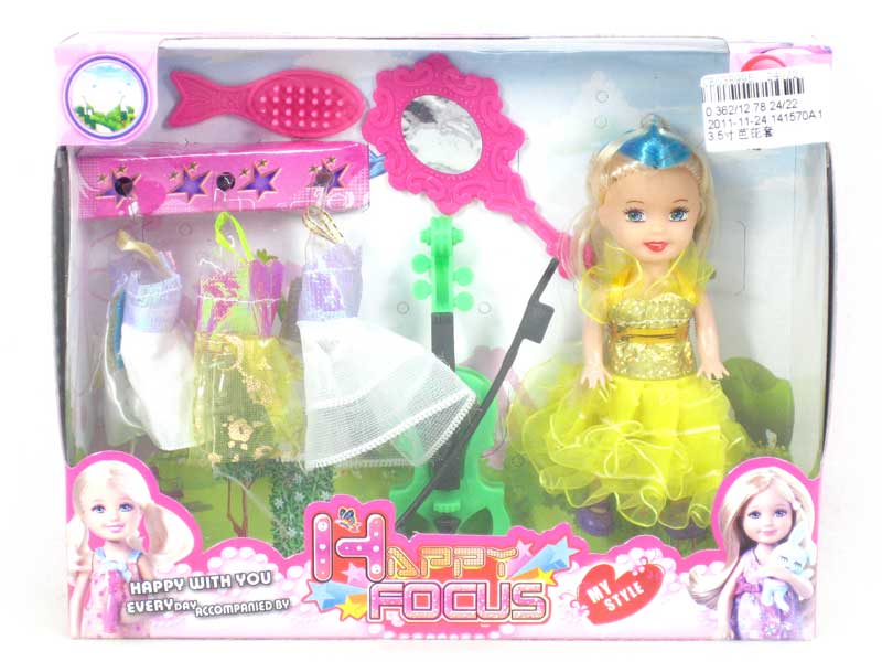 3.5"Doll Set toys