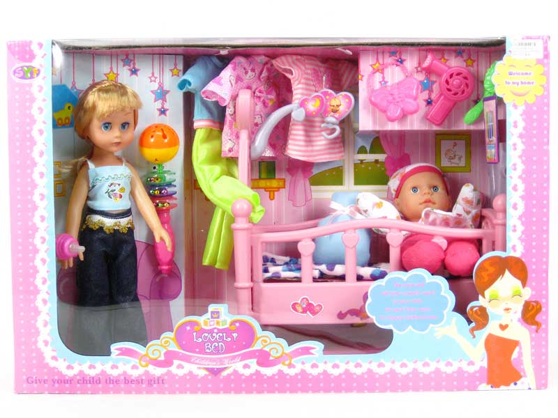 14" Doll Set toys