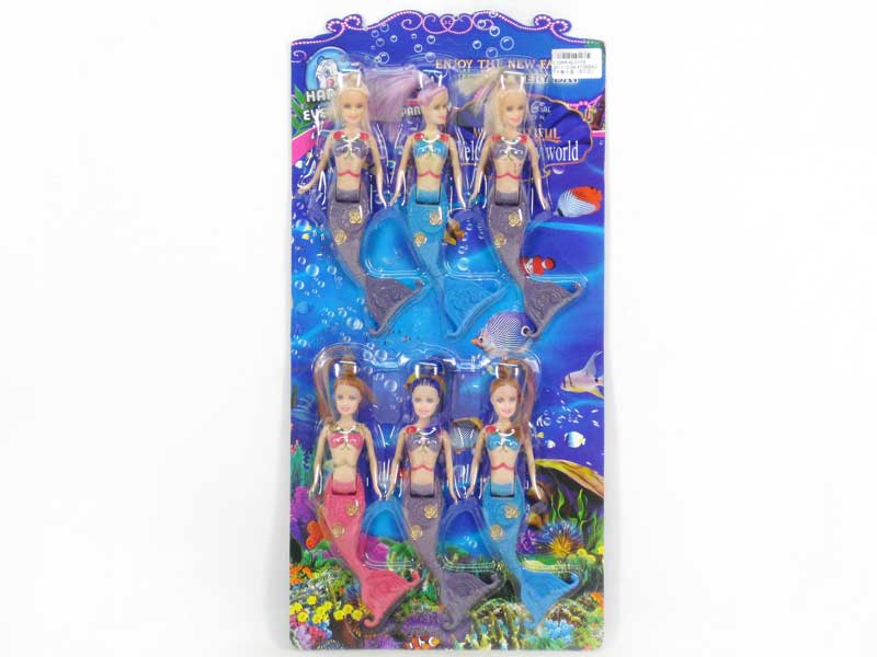 7"Mermaid(6in1) toys