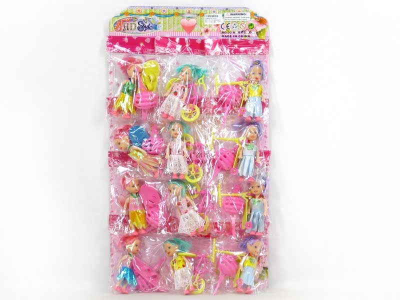 3.5"Doll Set(12in1) toys