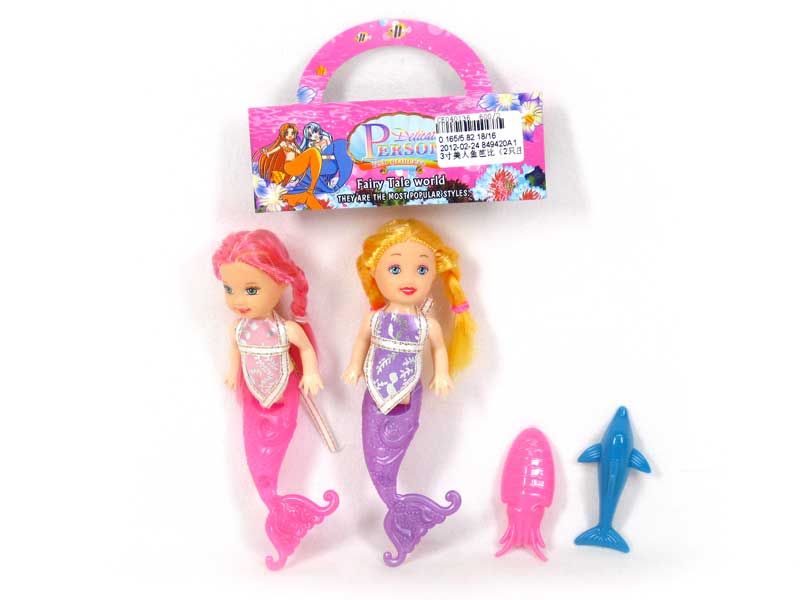 3" Doll(2in1) toys