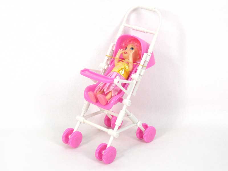 3"Doll & Go-Cart toys