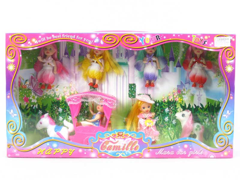 3.5"Doll Set(6in1) toys