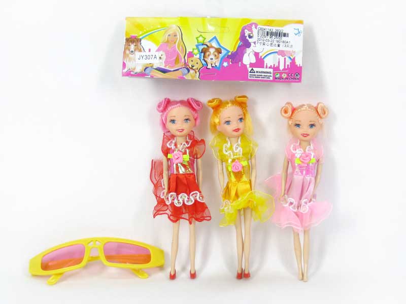 7"Doll Set(3in1) toys