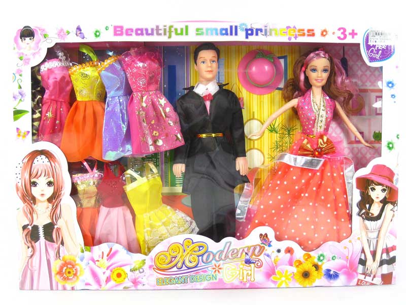 Doll Set(2in1) toys