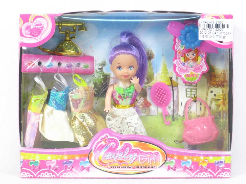 3"Doll Set toys