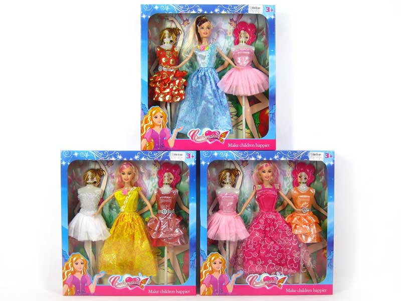 11.5" Doll Set(3S) toys