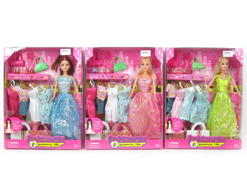 11.5" Doll Set(3S) toys