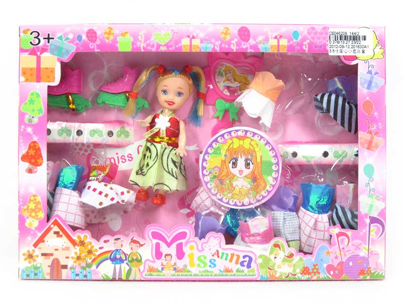 3.5＂Doll Set toys