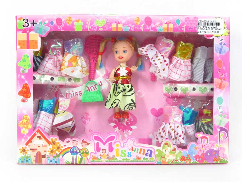 3.5＂Doll Set toys