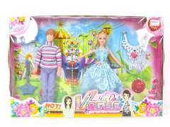 11"Doll Set(2in1) toys