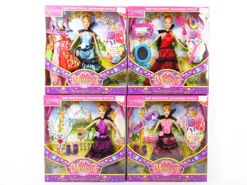11.5"Doll Set(4S4C) toys