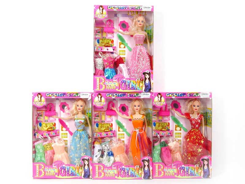 11.5"Doll Set(4S) toys