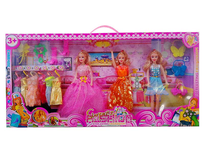 Doll Set(3in1) toys