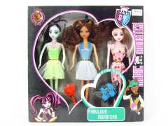 11" Doll Set(3in1)