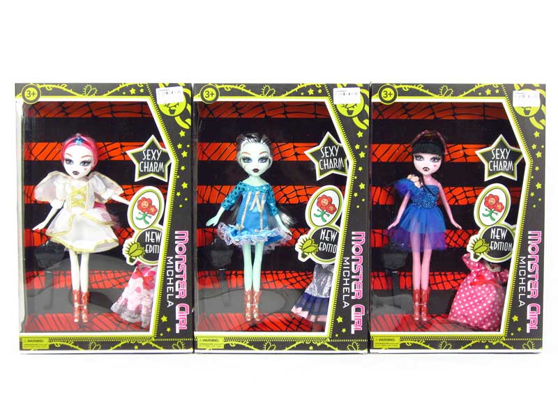 9"Doll Set(3S) toys
